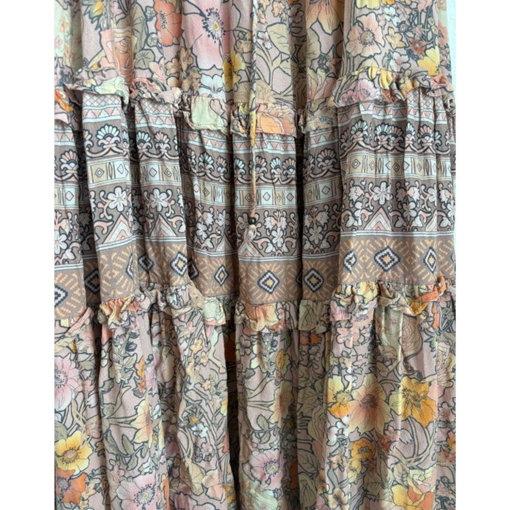 SPELL Amethyst Maxi Skirt In Blush Size Small - Picture 5 of 6